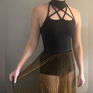 Costume gallery dance leotard small adult stunning eccentric neckline worn once